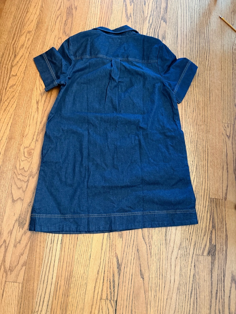 Banana Republic Kids Dark Blue Denim Button-Down Shirt